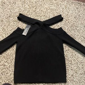 Lulus sweater. Black. Never worn.